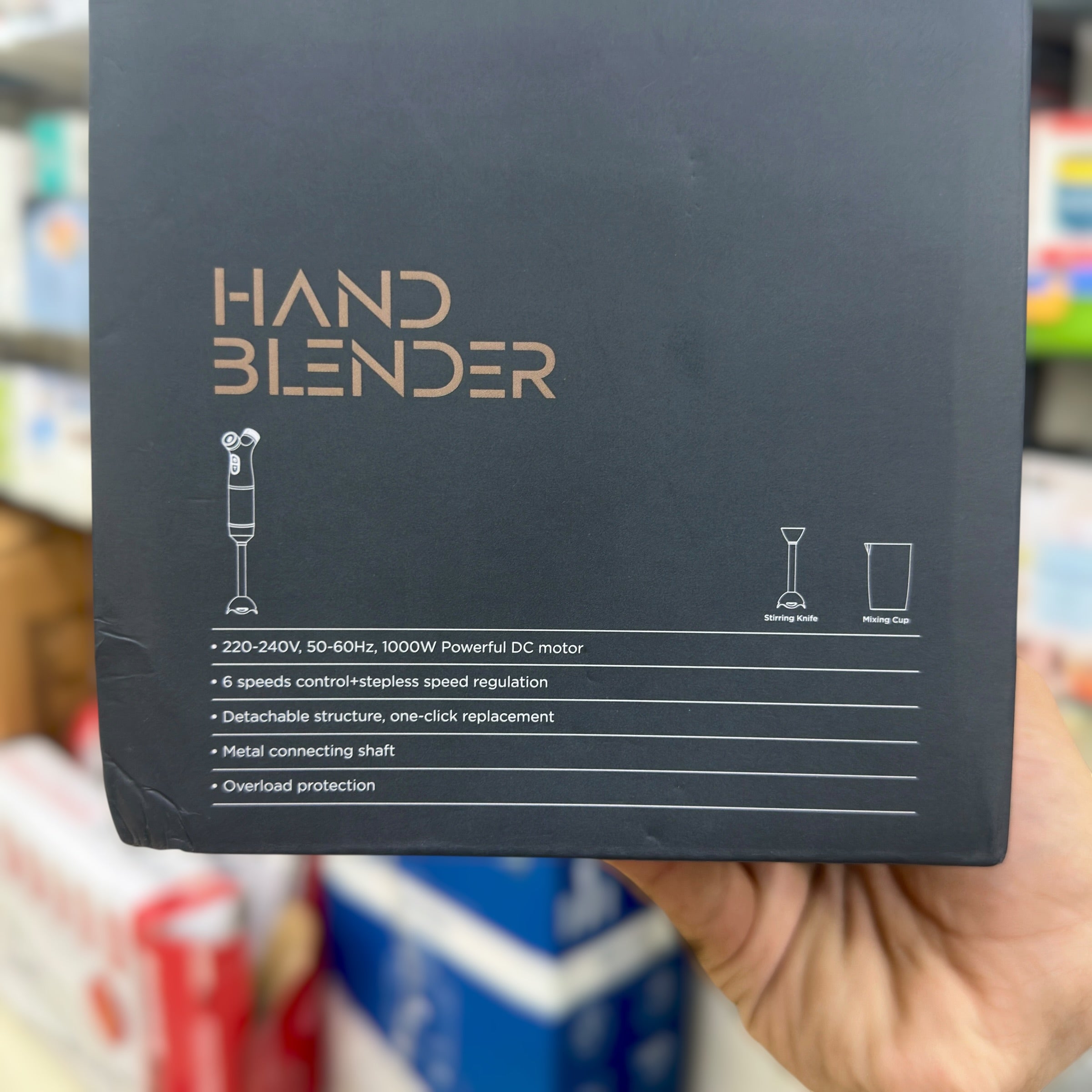 Uakeen Hand Blender with Cup ZL-529