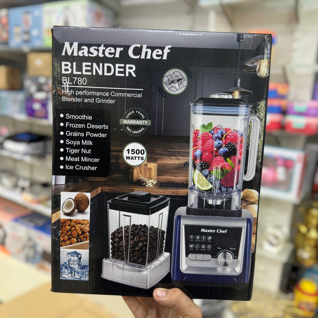 Master Chef Commercial Blender & Grinder BL780