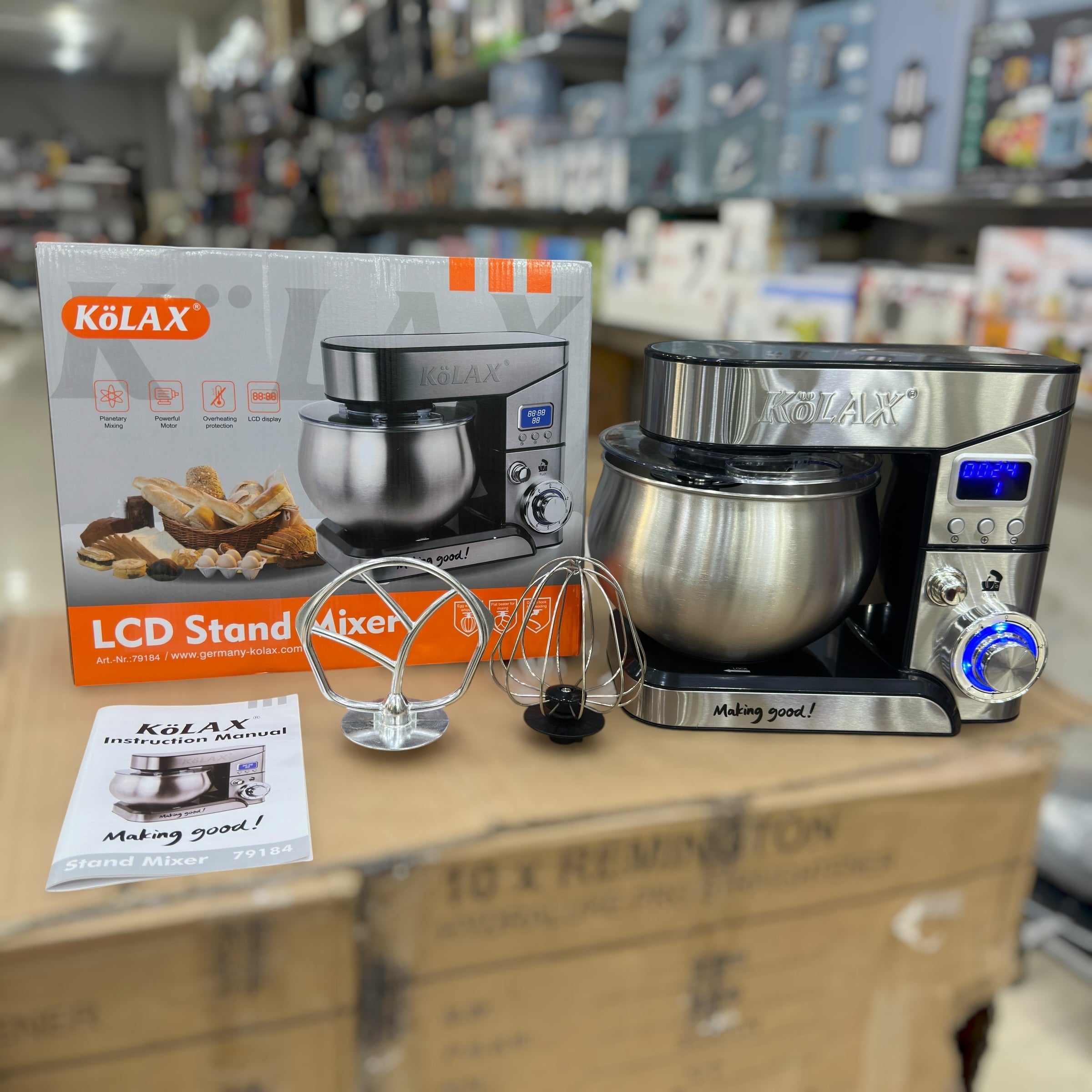 Kolax 5L Digital LCD Stand Mixer 79184