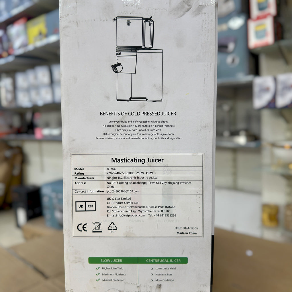 Canoly Slow Masticating Juicer JE-75B