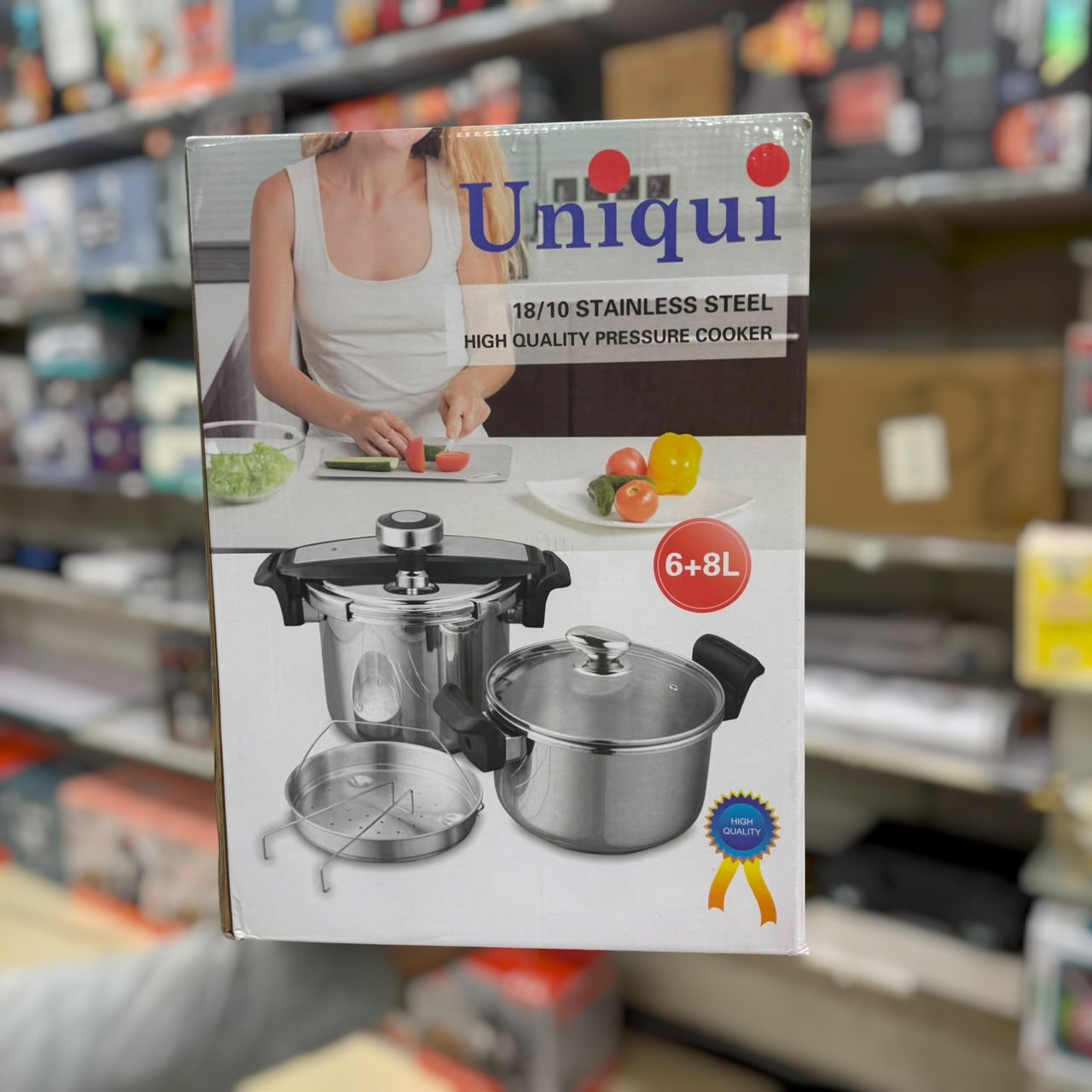 Uniqui 6+8L Automatic Pressure Cooker