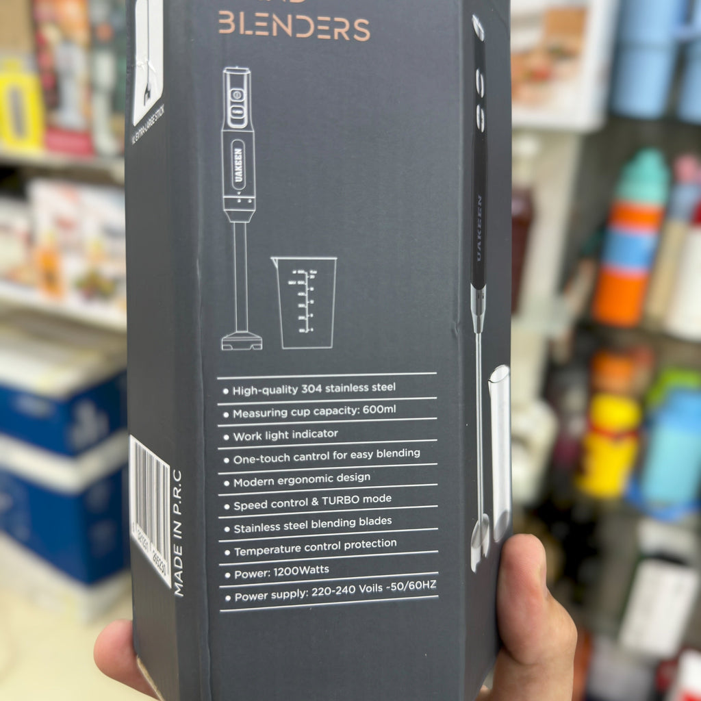 Uakeen 2 in 1 Electric Hand Blender Set ZL-523