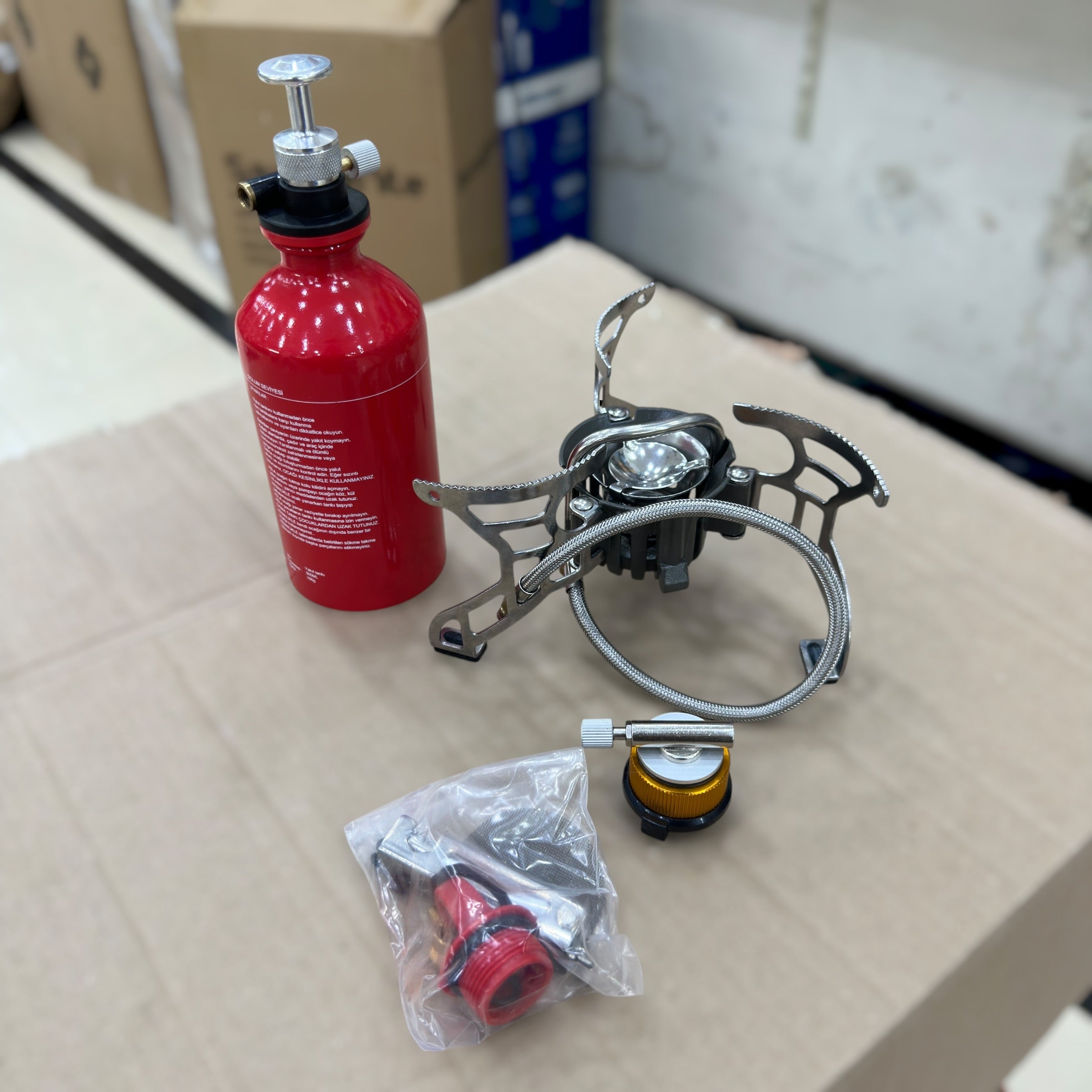 NURGAZ Multi-Fuel Camping Stove