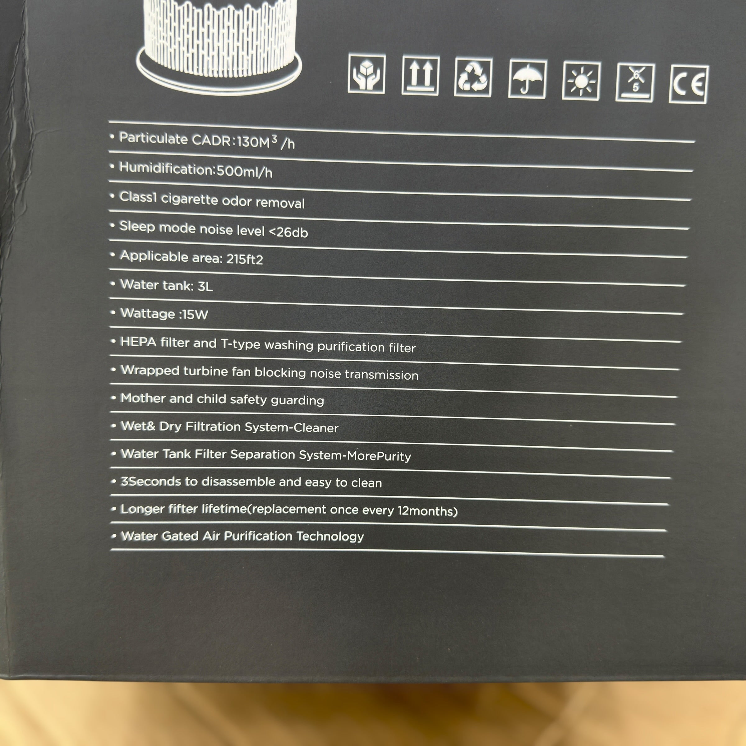 Uakeen Humidifier & Air Purifier Combo ZL-2711