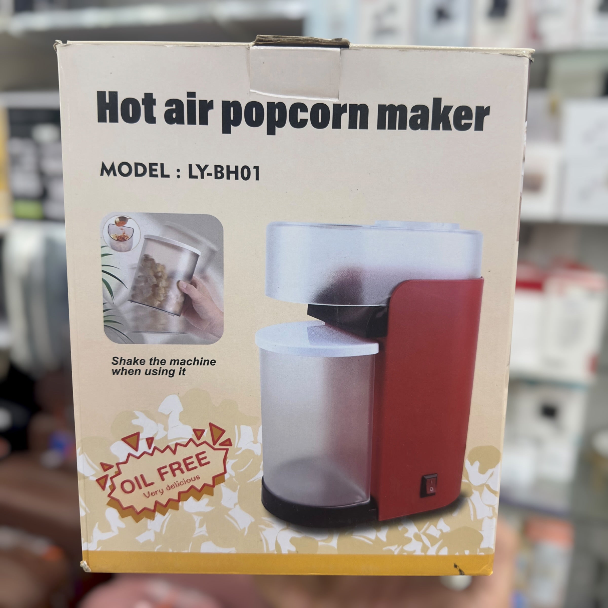 Hot Air Popcorn Maker LY-BH01