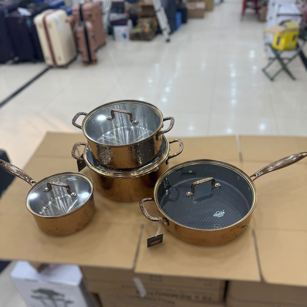 Uakeen 8 Pcs Triply S/S Cookware Set VK-99