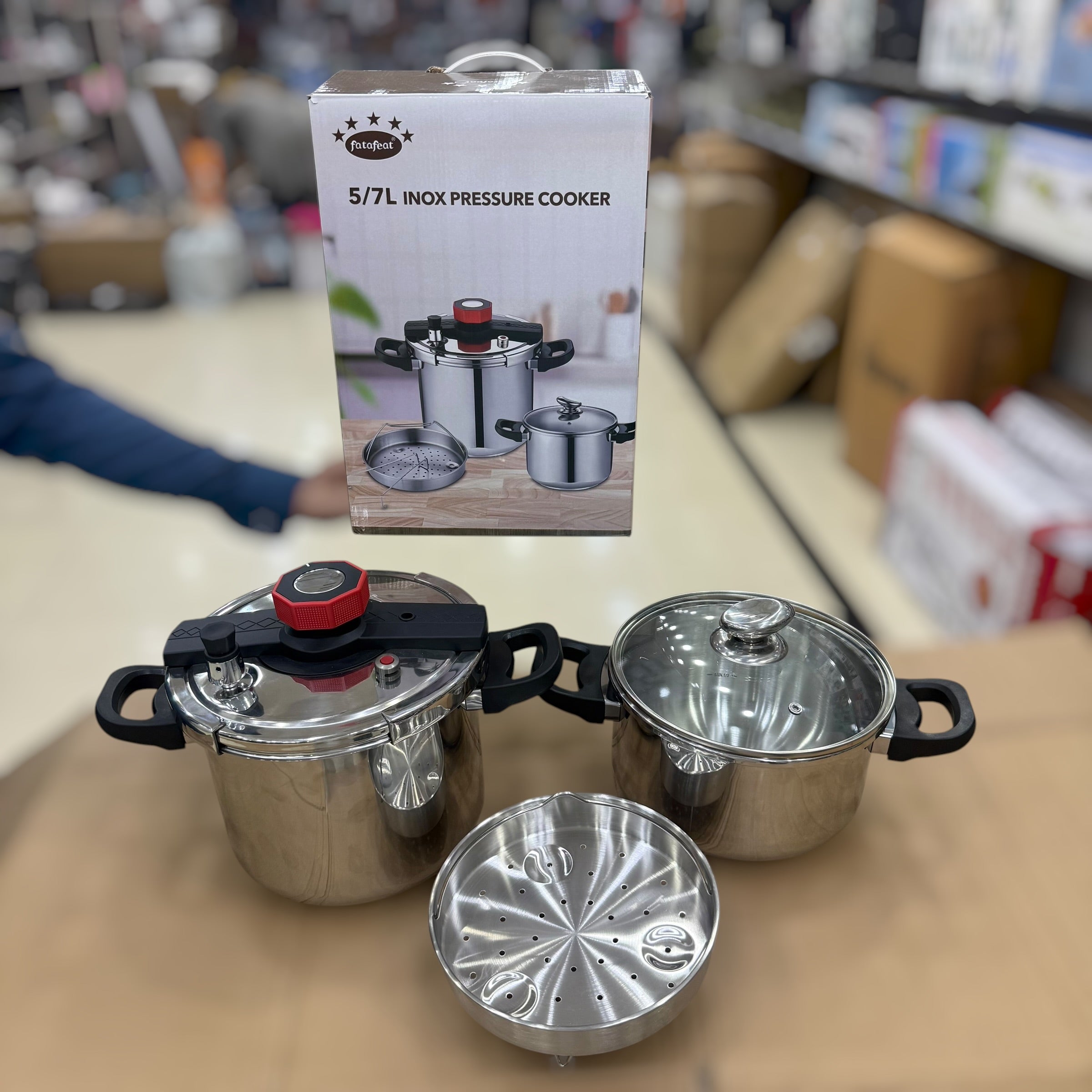 FATA Inox Spain 3 in 1 Automatic Pressure Cooker