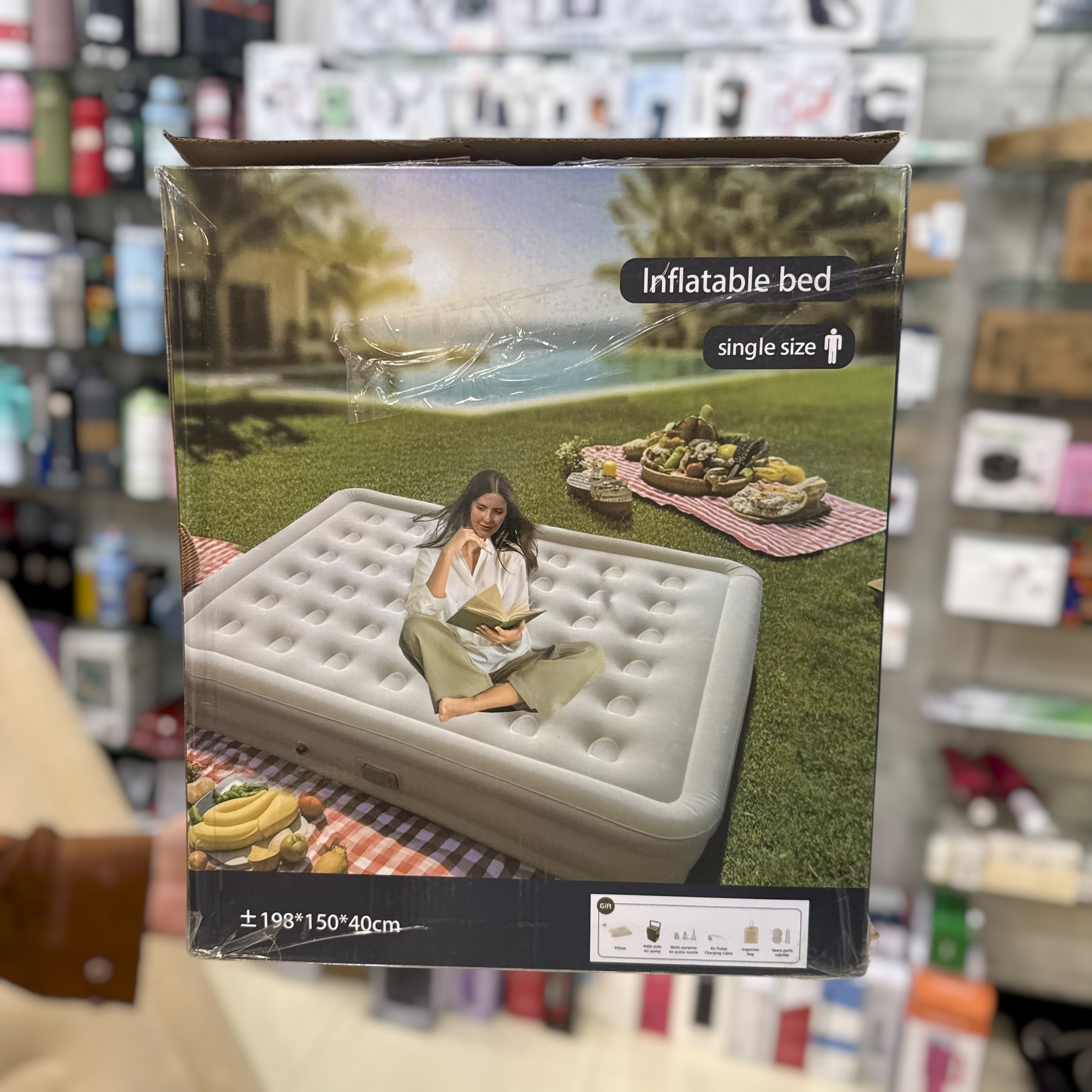 UK Lot Rechargeable Inflatable Air Mattress