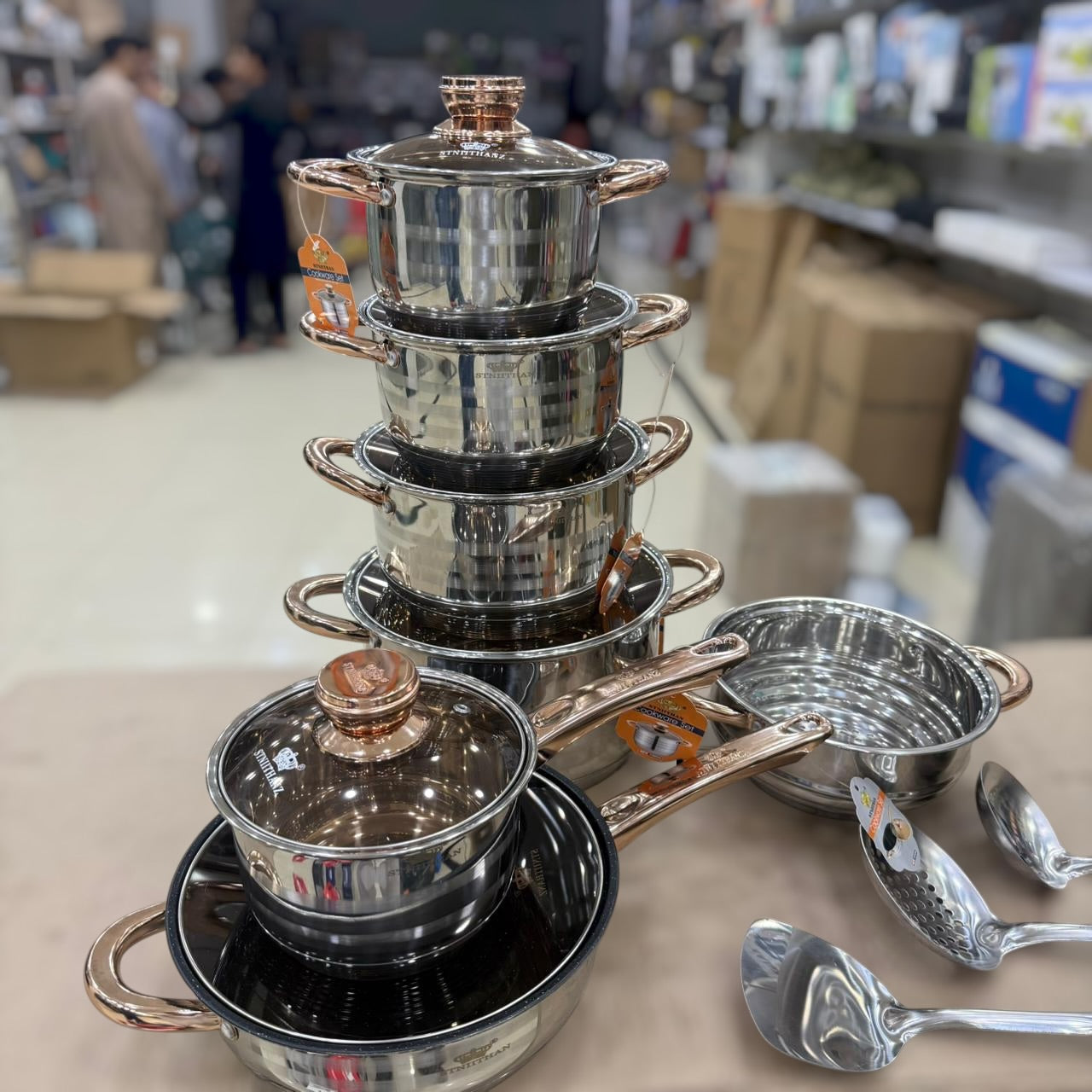 Stniithan Germany 16pcs Cookware Set ST-1216