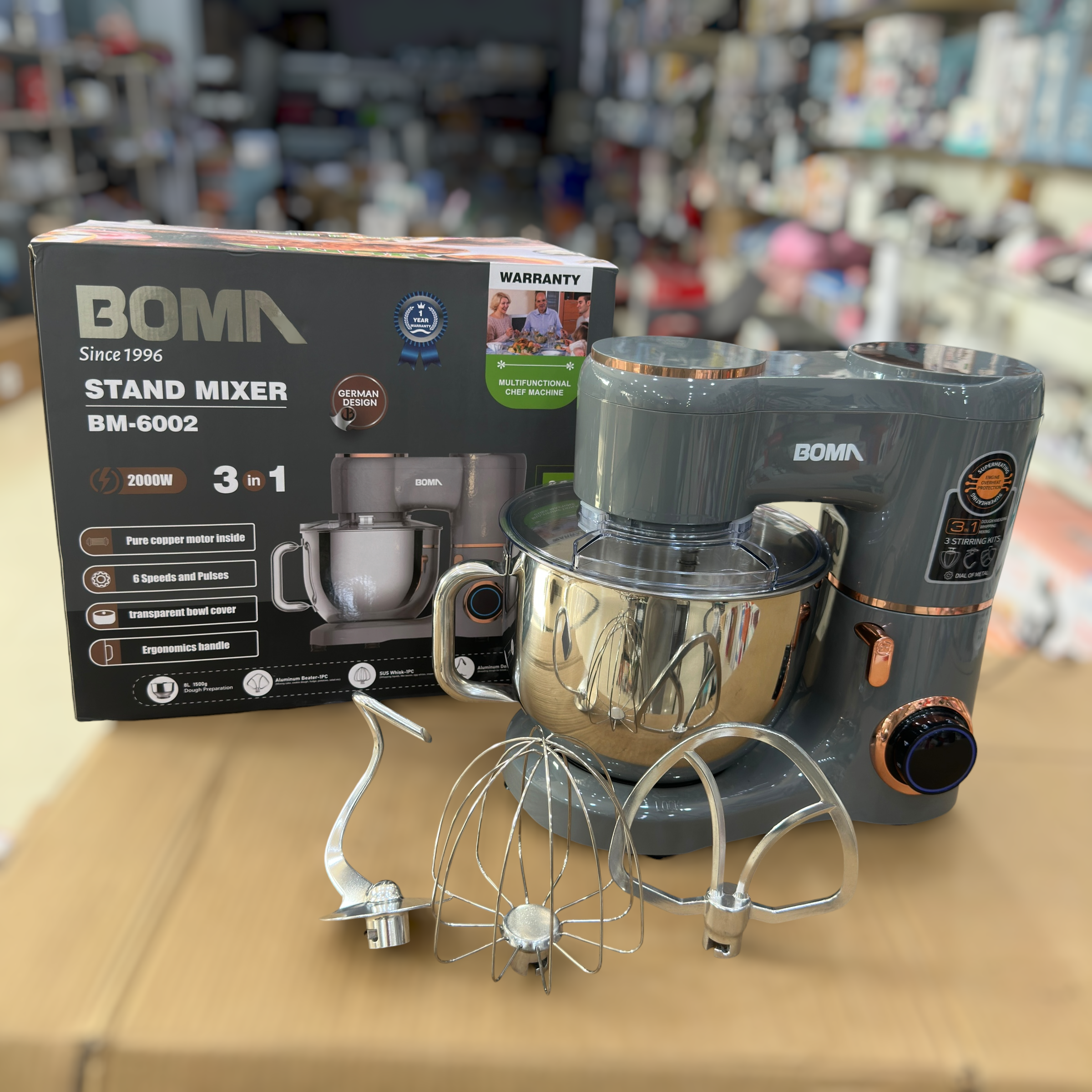 Boma 3 in 1 Stand Mixer BM-6002