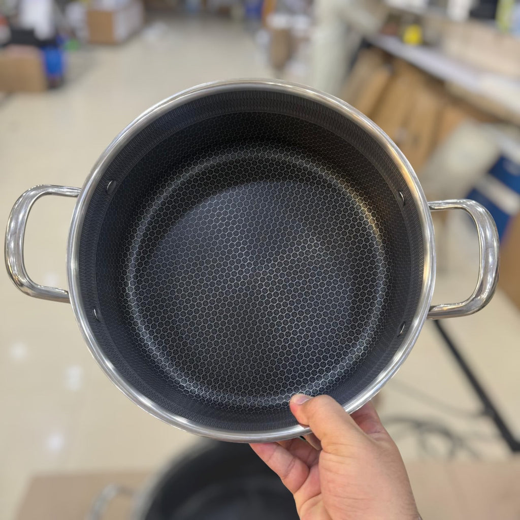 6pcs Deep Laser Coated Set Size = 28 to 32cm