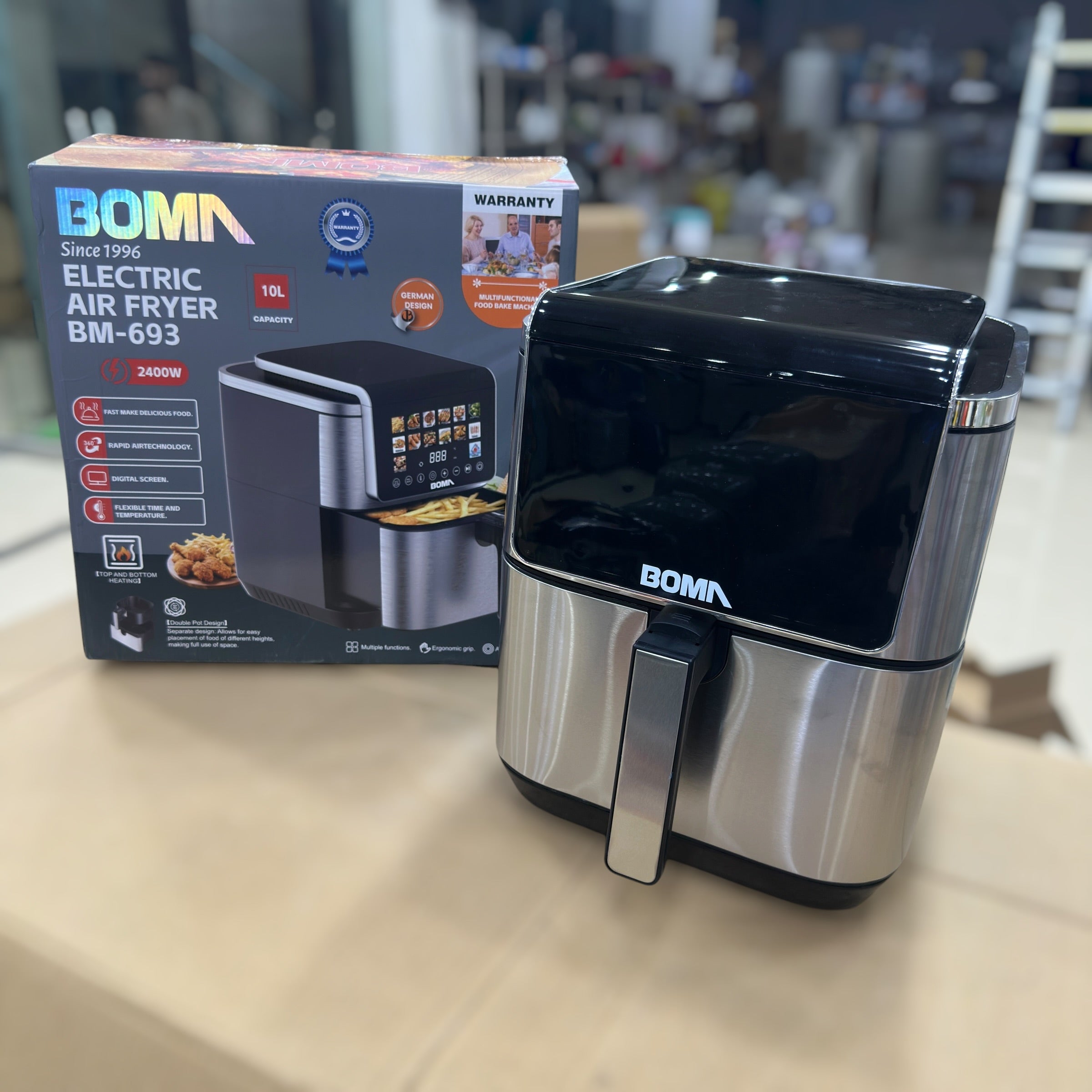 Boma 10L LED Display Air Fryer BM-693