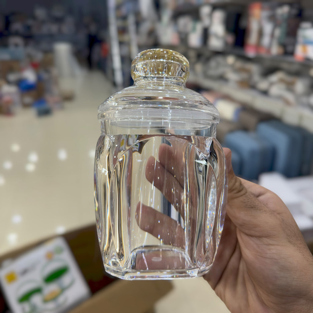 Imported 6pcs Acrylic Kitchen Spice Jar Set