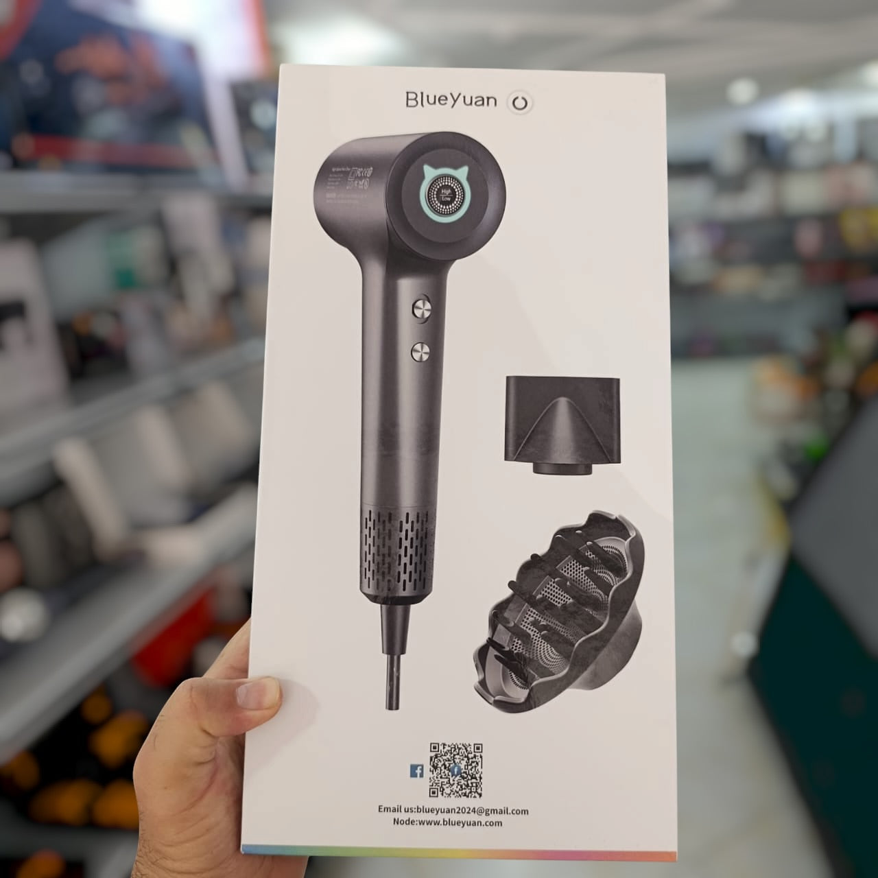 Blueyuan High Speed Leafless Hair Dryer