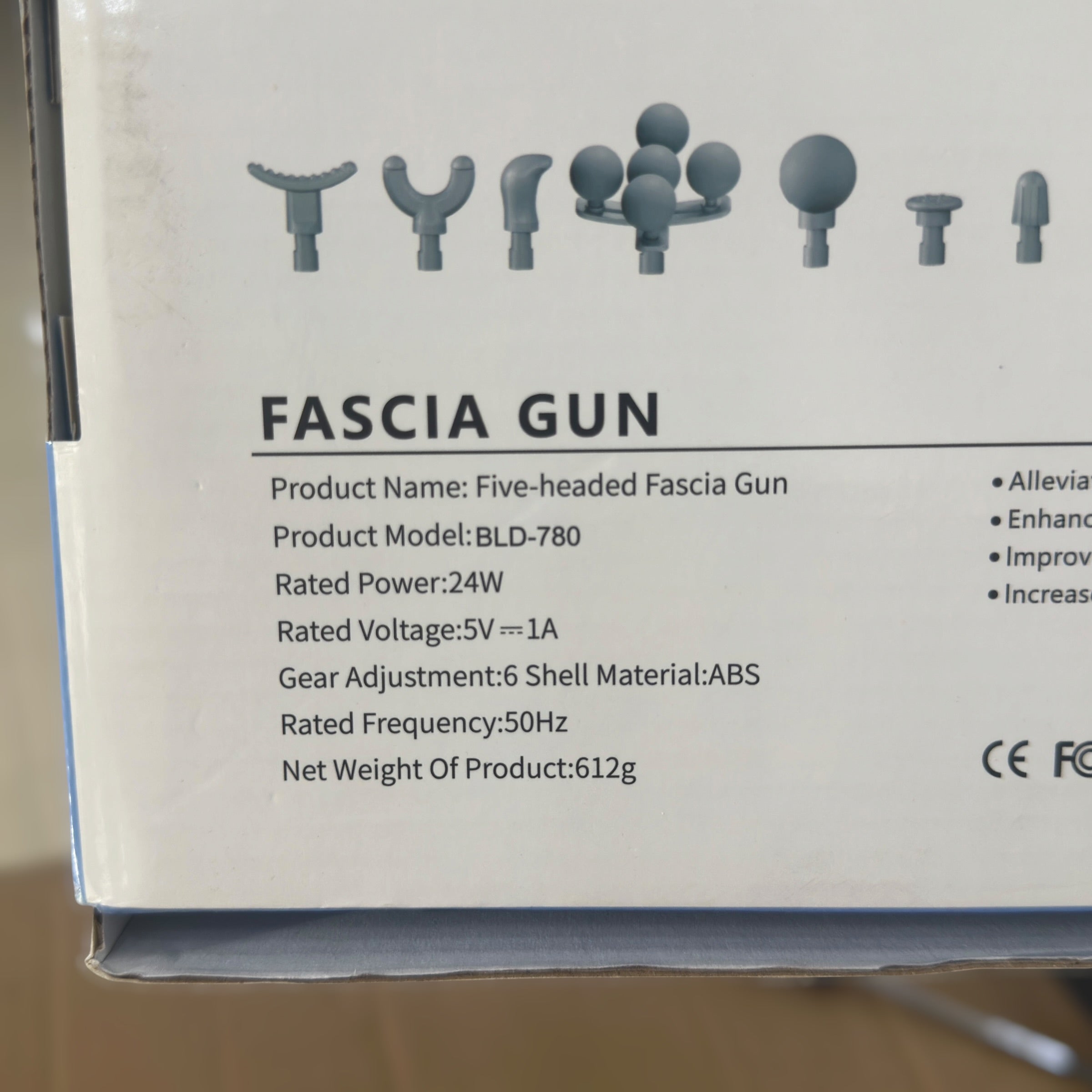 Blueidea 9 in 1 Mini Fascial Gun Massager BLD-780