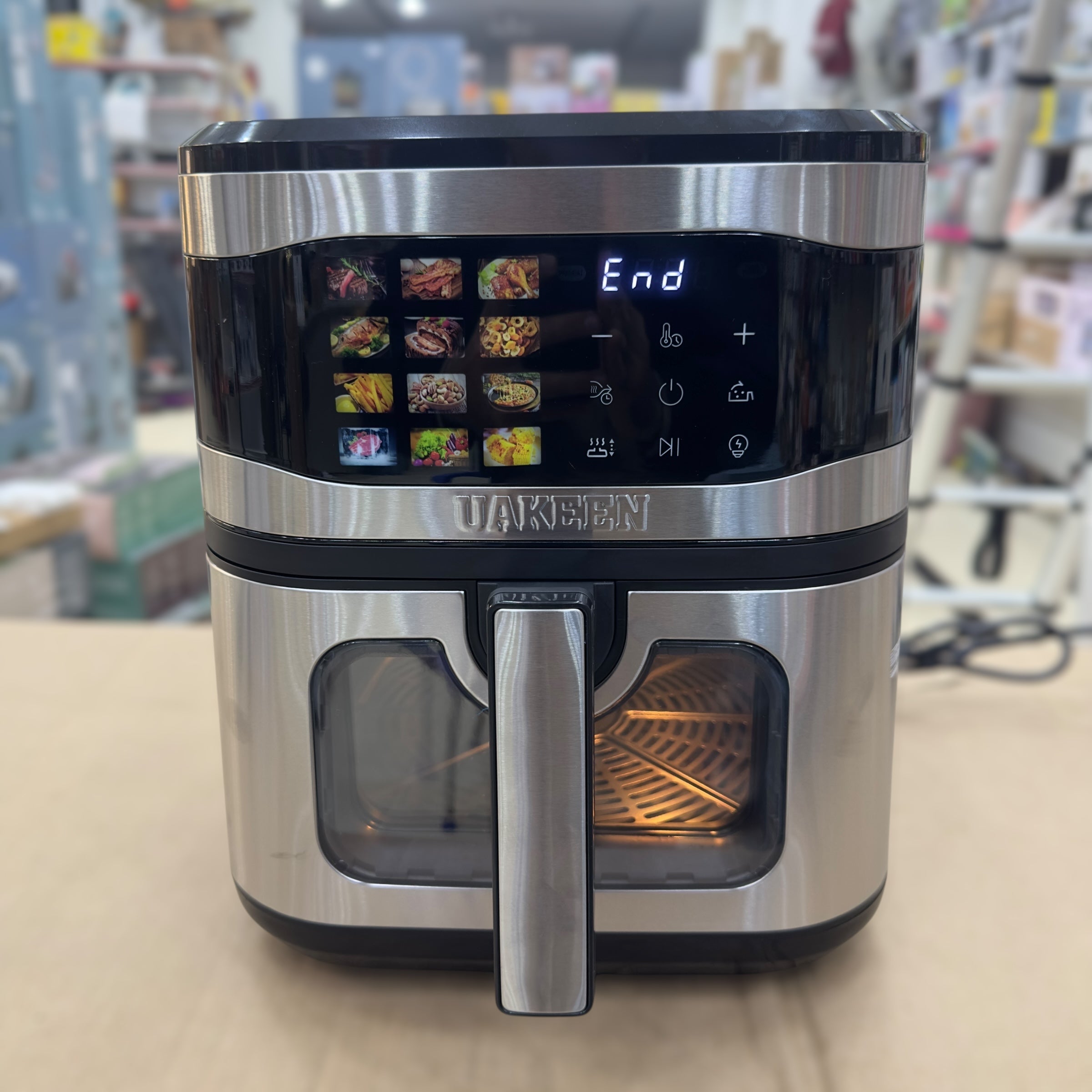 Uakeen Digital Double Heating Air Fryer 10L ZL-1709 PLUS
