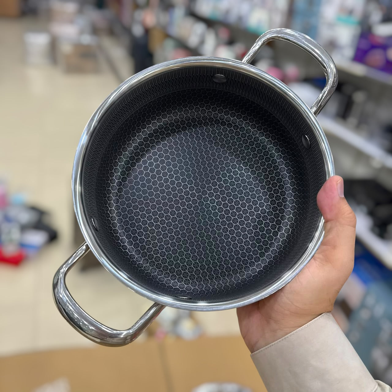 Imported Loose Laser Coated Casserole with Lid