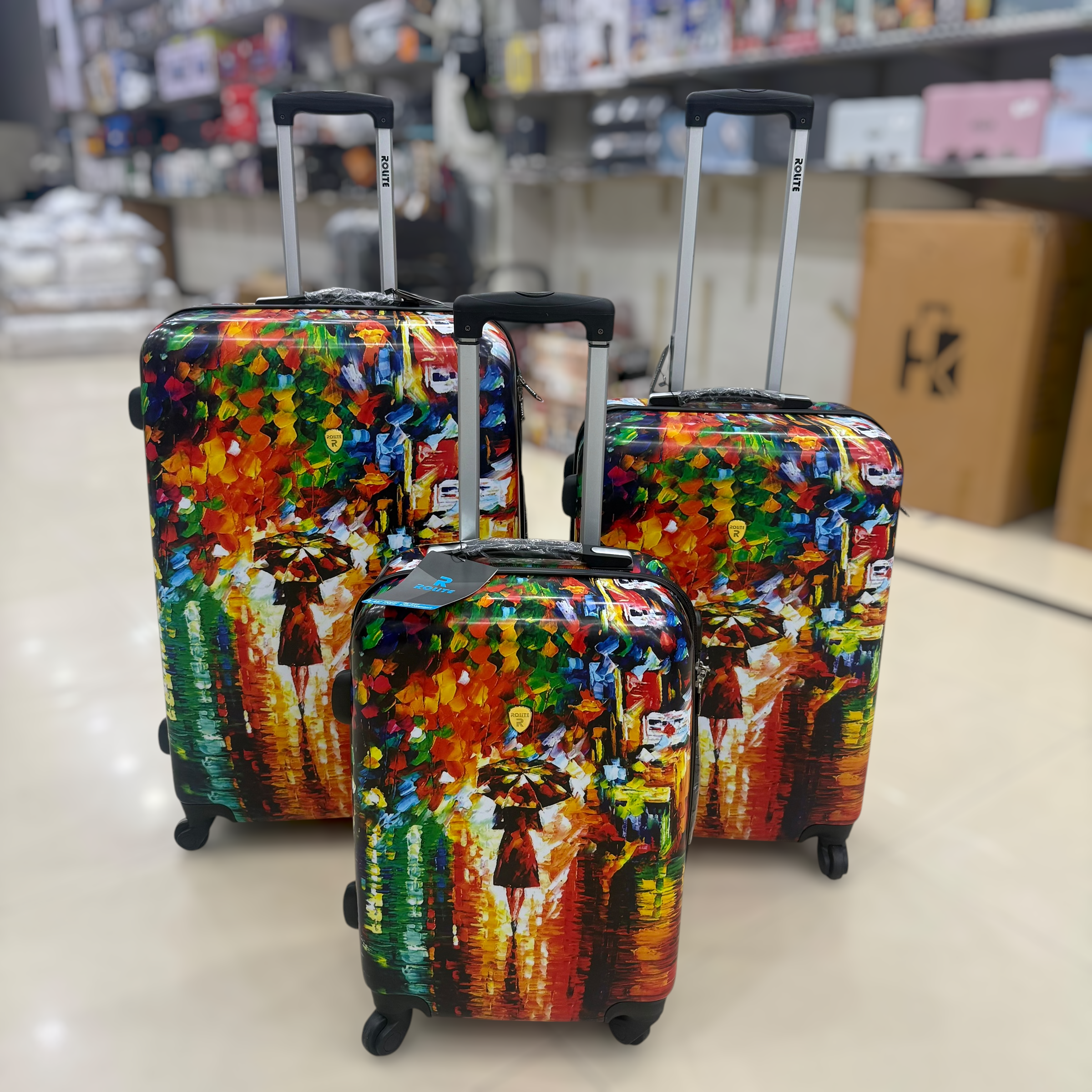 ROLITE USA Palm Tree Luggage Set