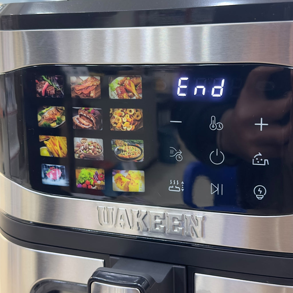 Uakeen Digital Double Heating Air Fryer 10L ZL-1709 PLUS