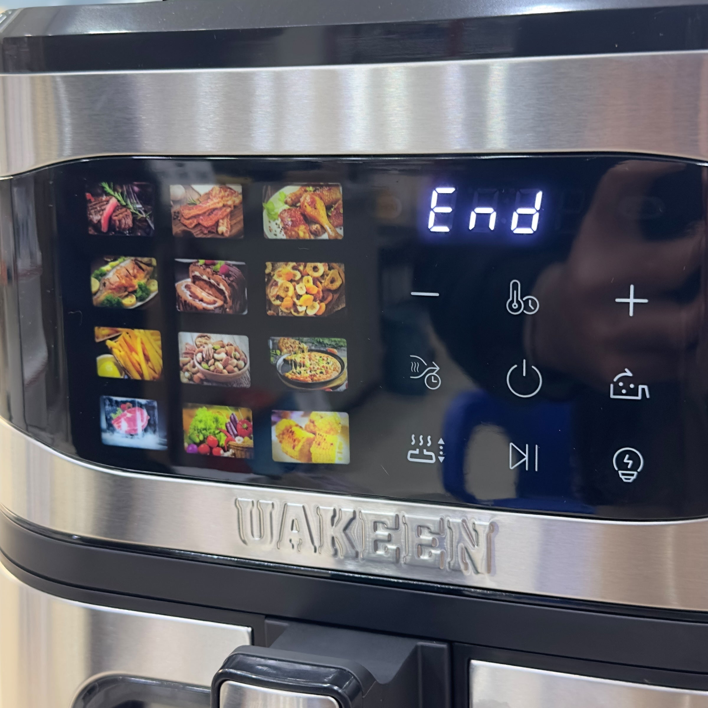 Uakeen Digital Double Heating Air Fryer 10L ZL-1709 PLUS