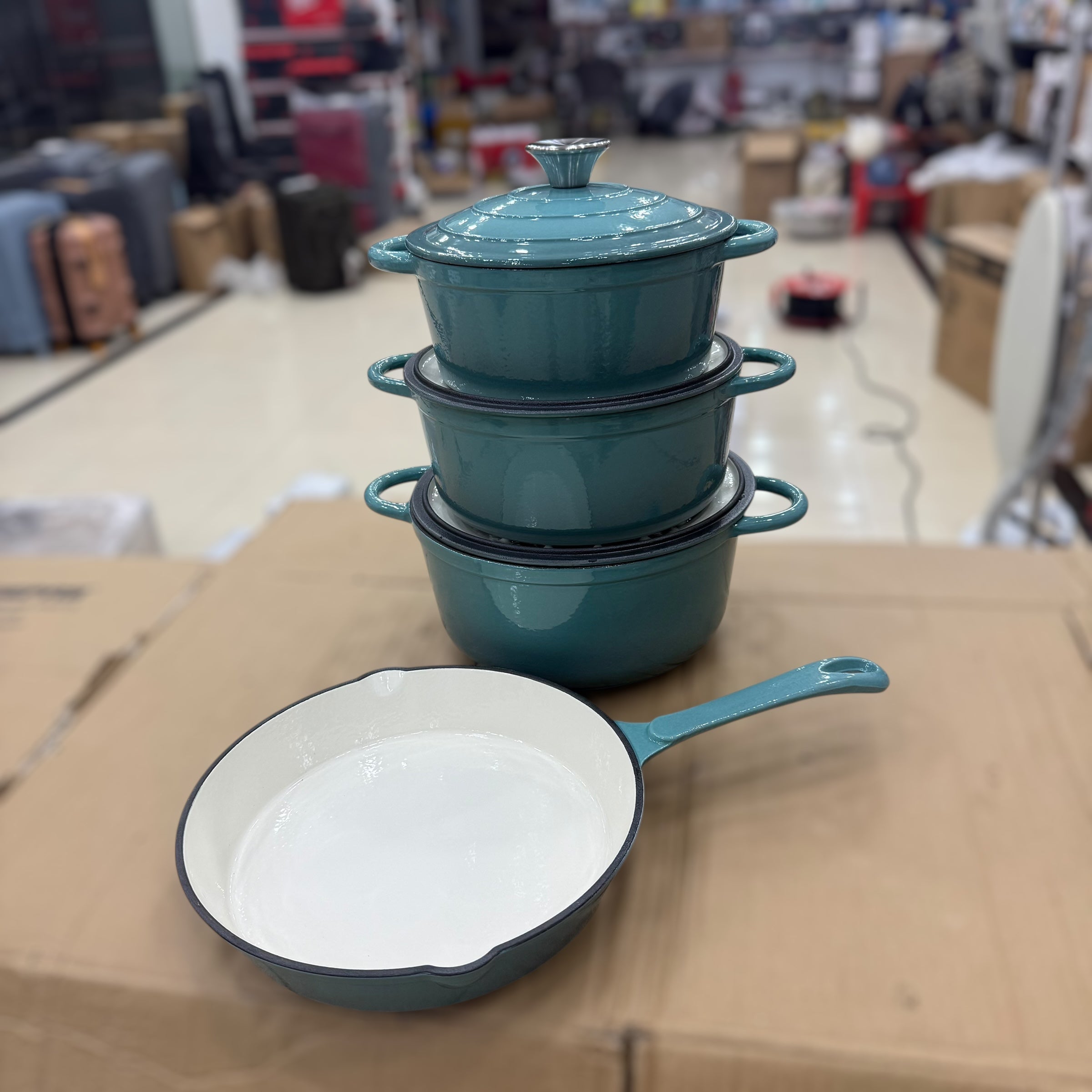 Vmigo 7pcs Cast Iron Cookware Set VM-07