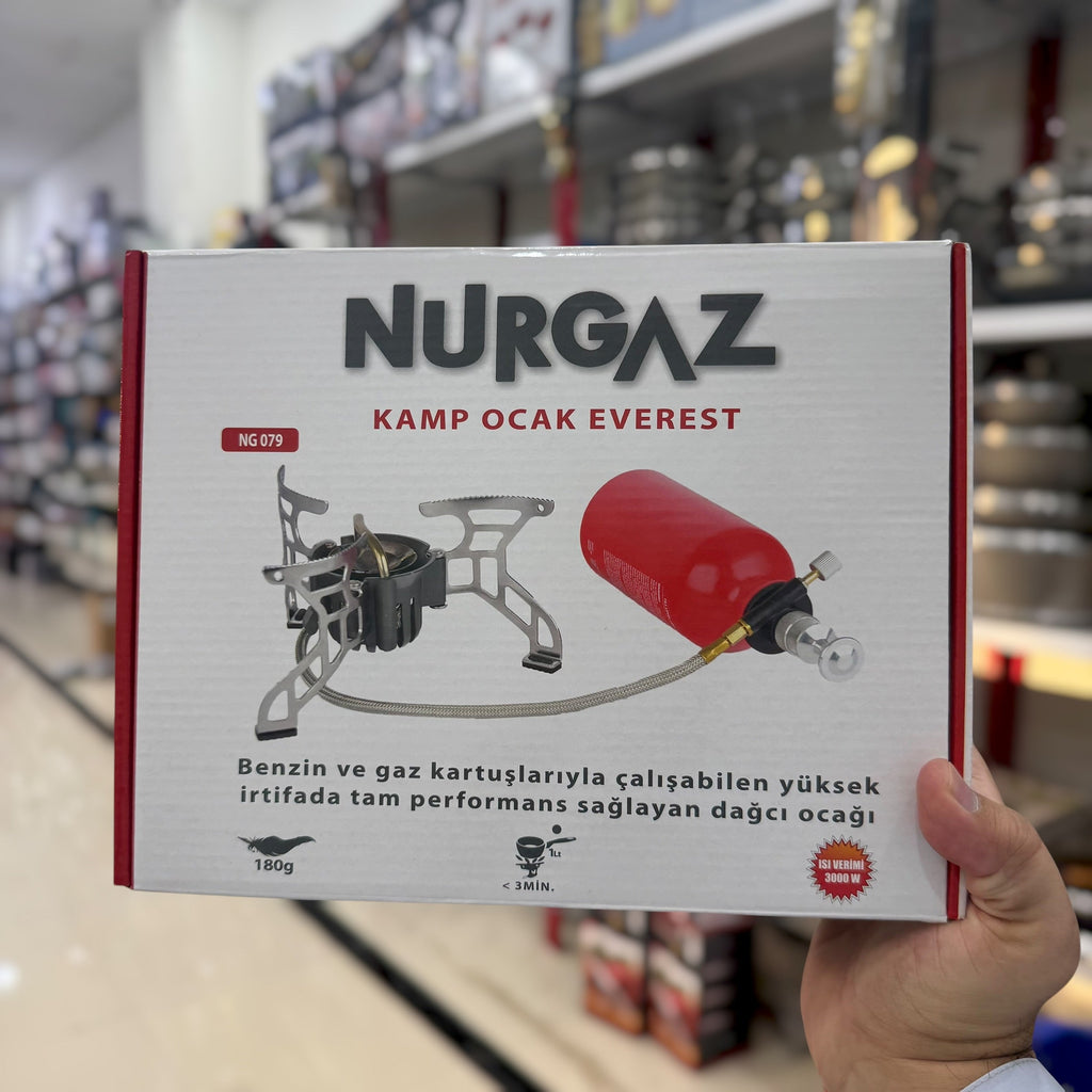 NURGAZ Multi-Fuel Camping Stove