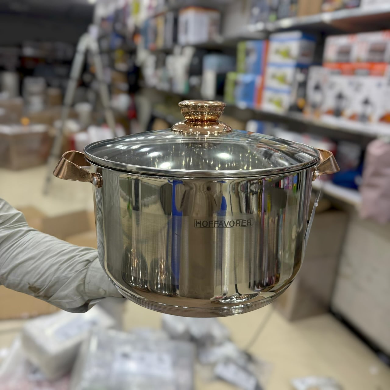 Hoffavorer 8pc Stainless Steel Cookware Set HN-1314