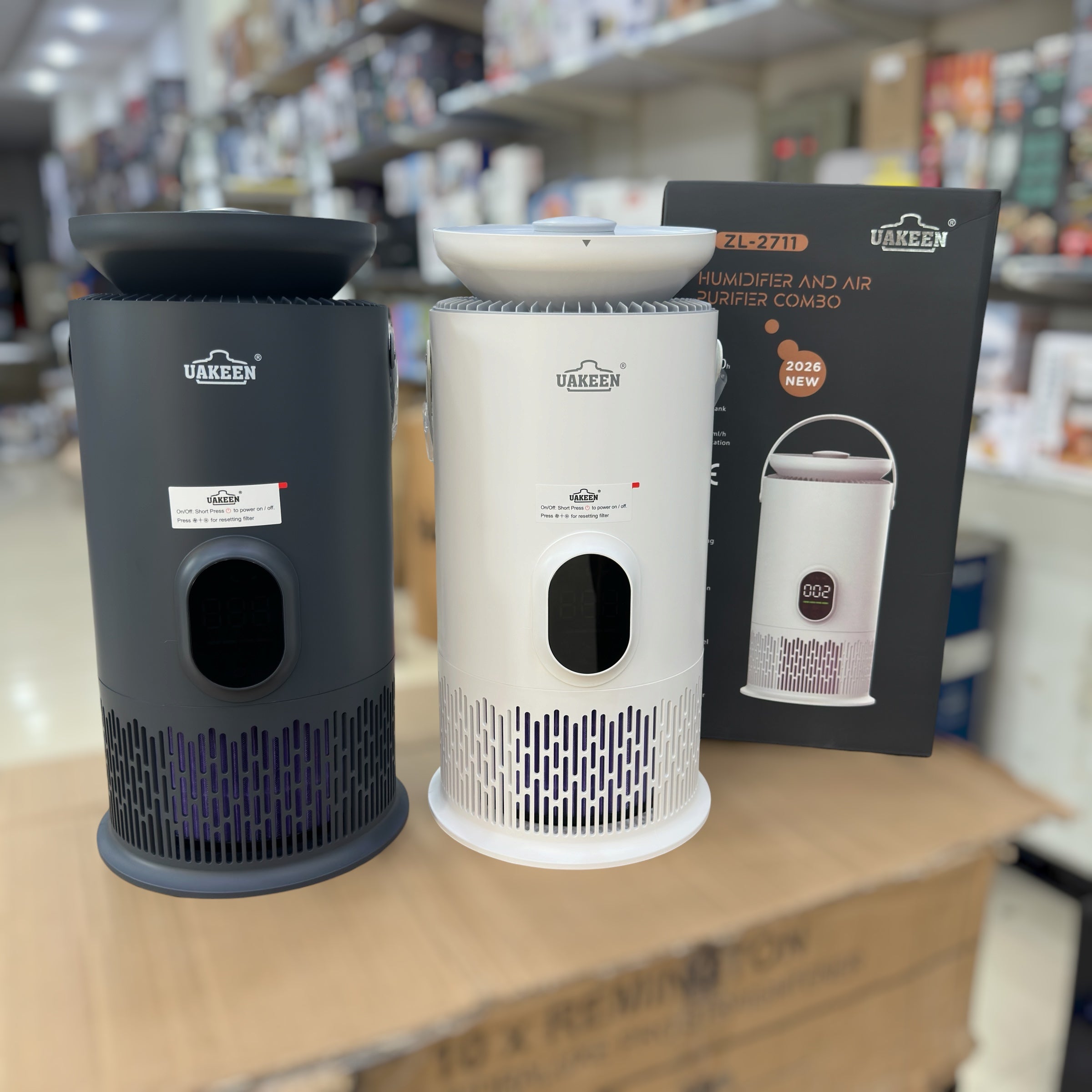 Uakeen Humidifier & Air Purifier Combo ZL-2711