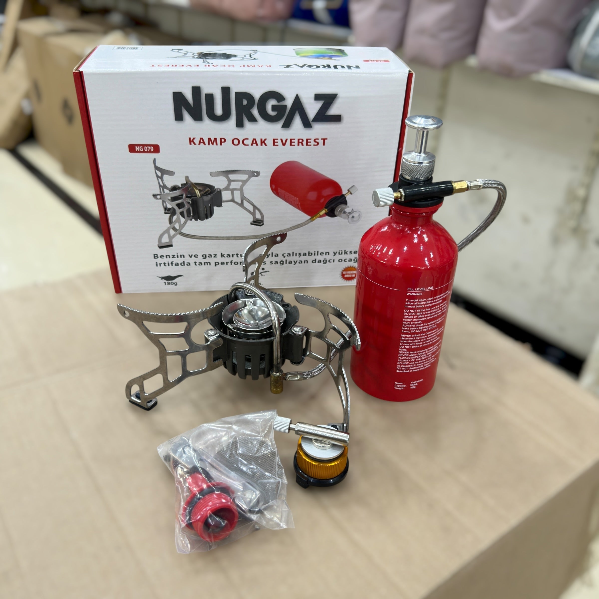 NURGAZ Multi-Fuel Camping Stove