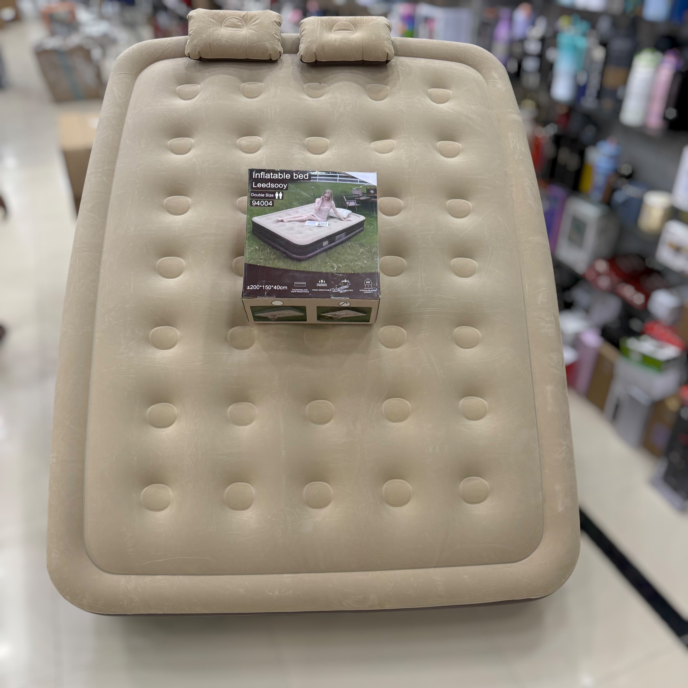 UK Lot Rechargeable Inflatable Air Mattress