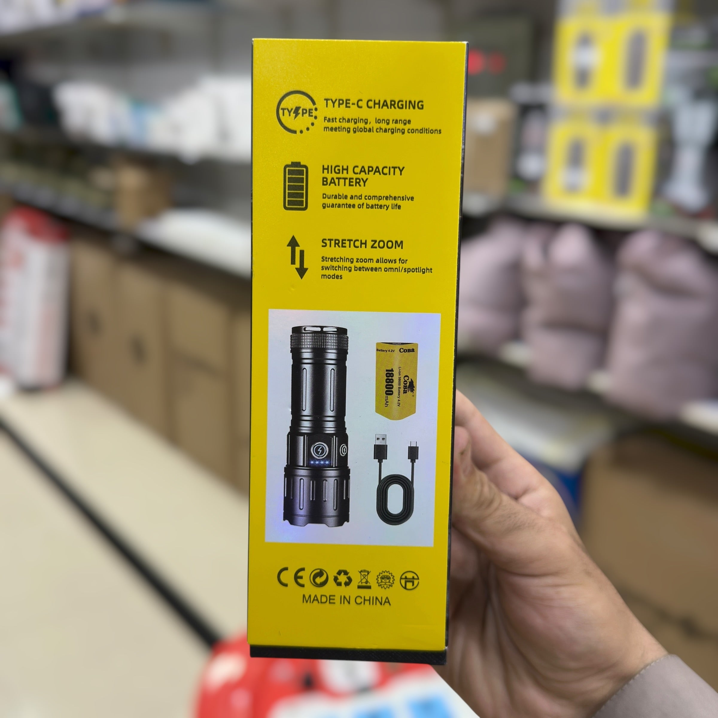 Coba Aluminium Alloy Strong Flashlight CB-B51