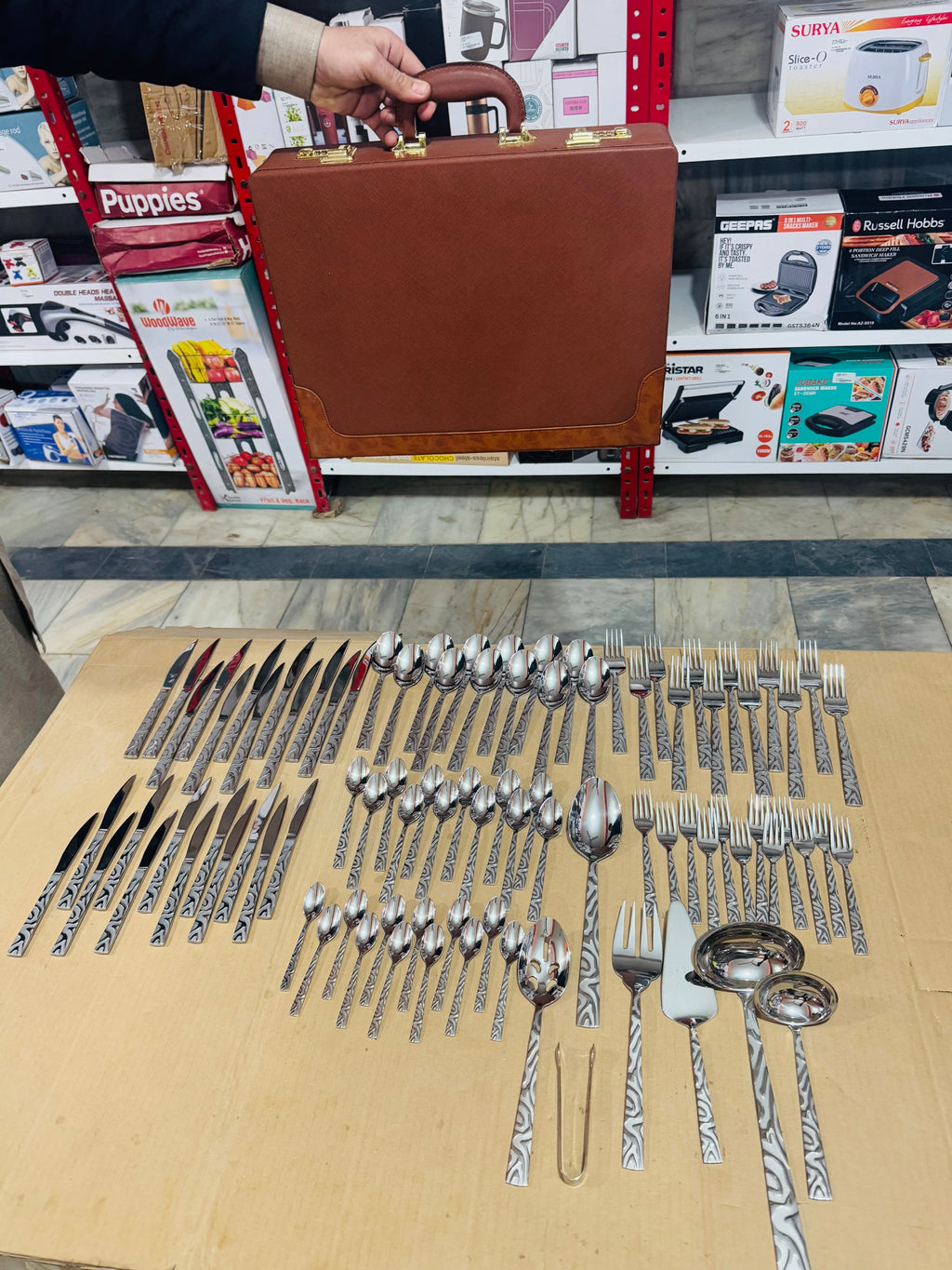 Turkey Lot Karaca 91pcs Cutlery Set for 12 Persons