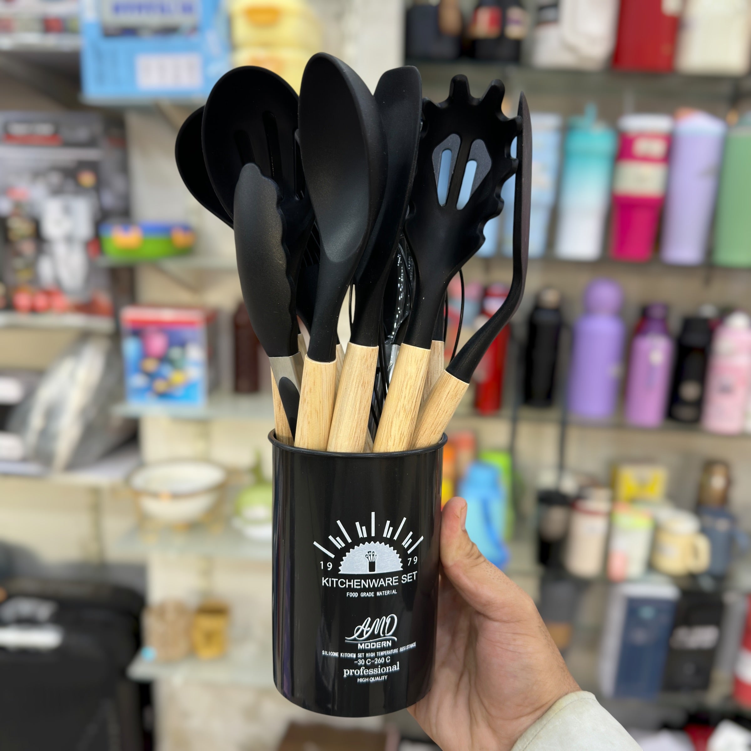 12pcs AMD Silicone Kitchen Spoon Set