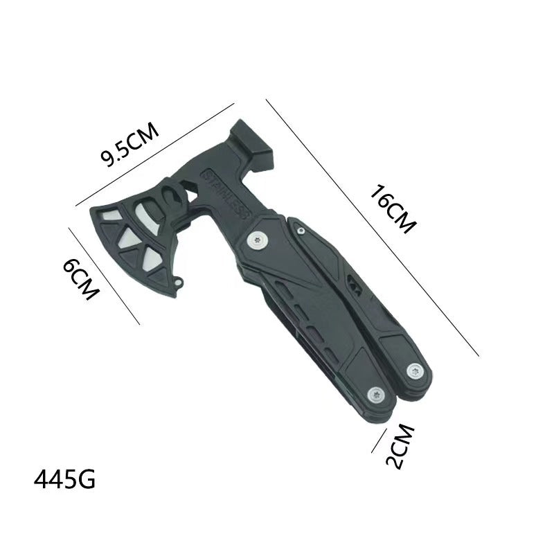 18 in 1 Multifunction Survival Axe Camping Pliers MultiTool