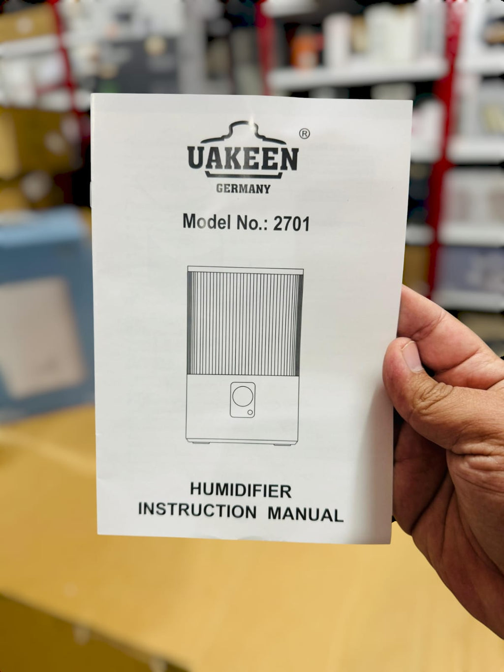 Uakeen Ultrasonic Humidifier ZL-2701
