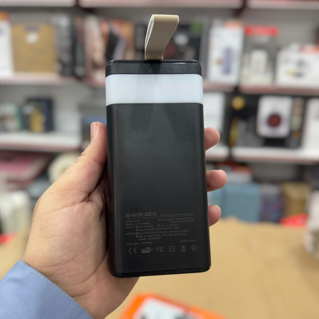 Golden 30000mAh LED Power Bank G-0010
