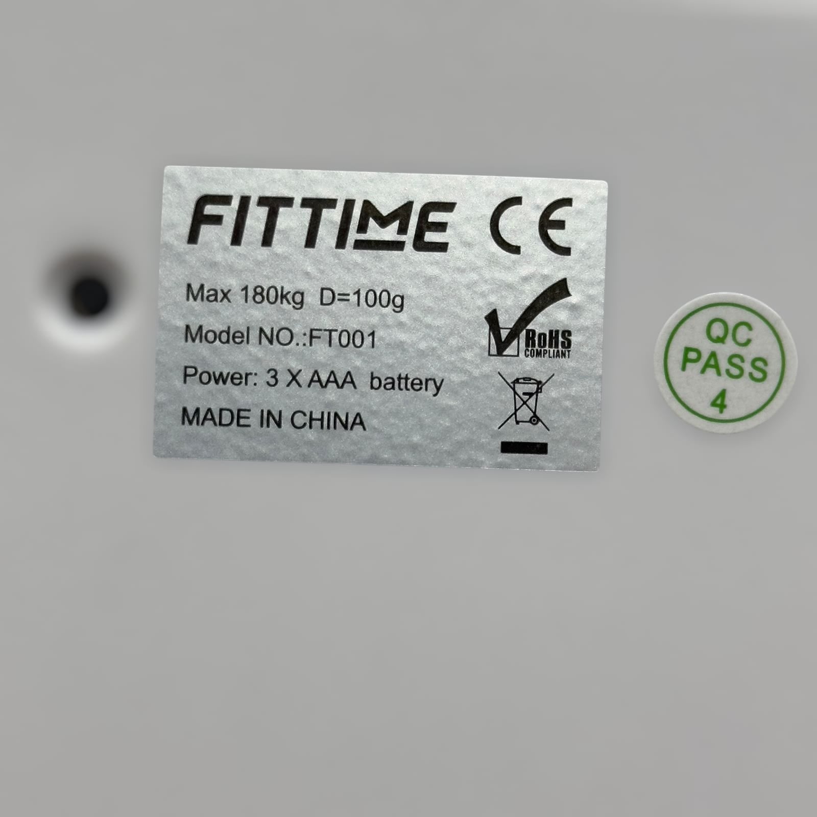 Fit Time Digital Bathroom Weight Scale