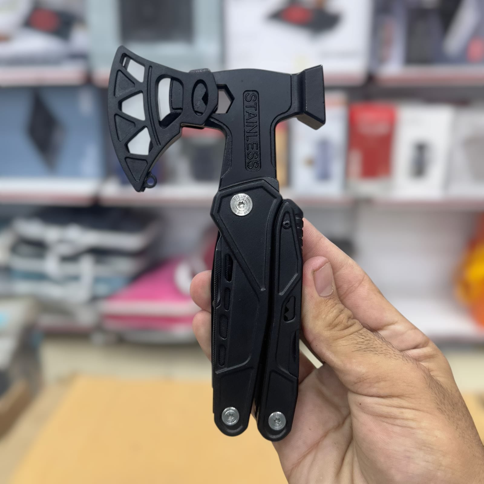 18 in 1 Multifunction Survival Axe Camping Pliers MultiTool
