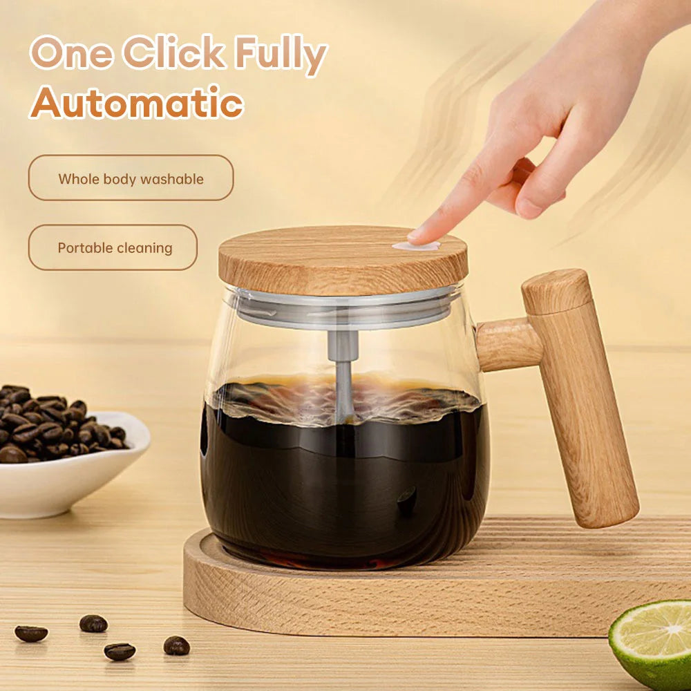 Automatic Electric Mixing Coffee & Tea Cup