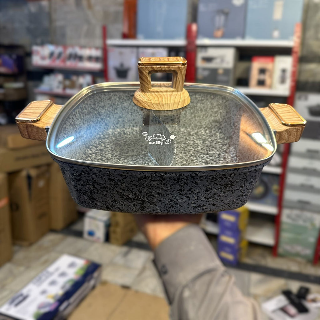 Uiioy Induction Granite Die-Cast Hot Pot 28cm