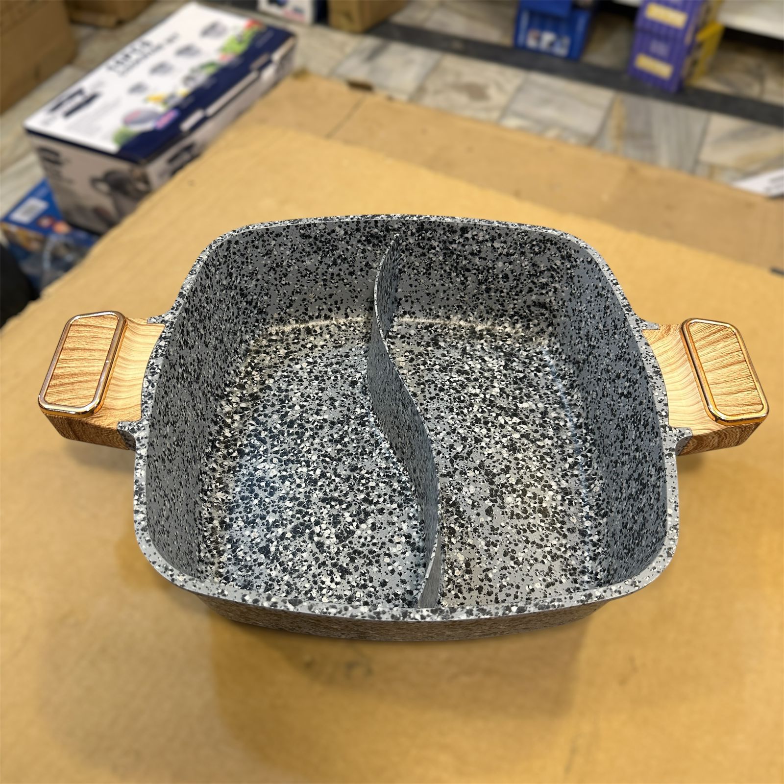 Uiioy Induction Granite Die-Cast Hot Pot 28cm