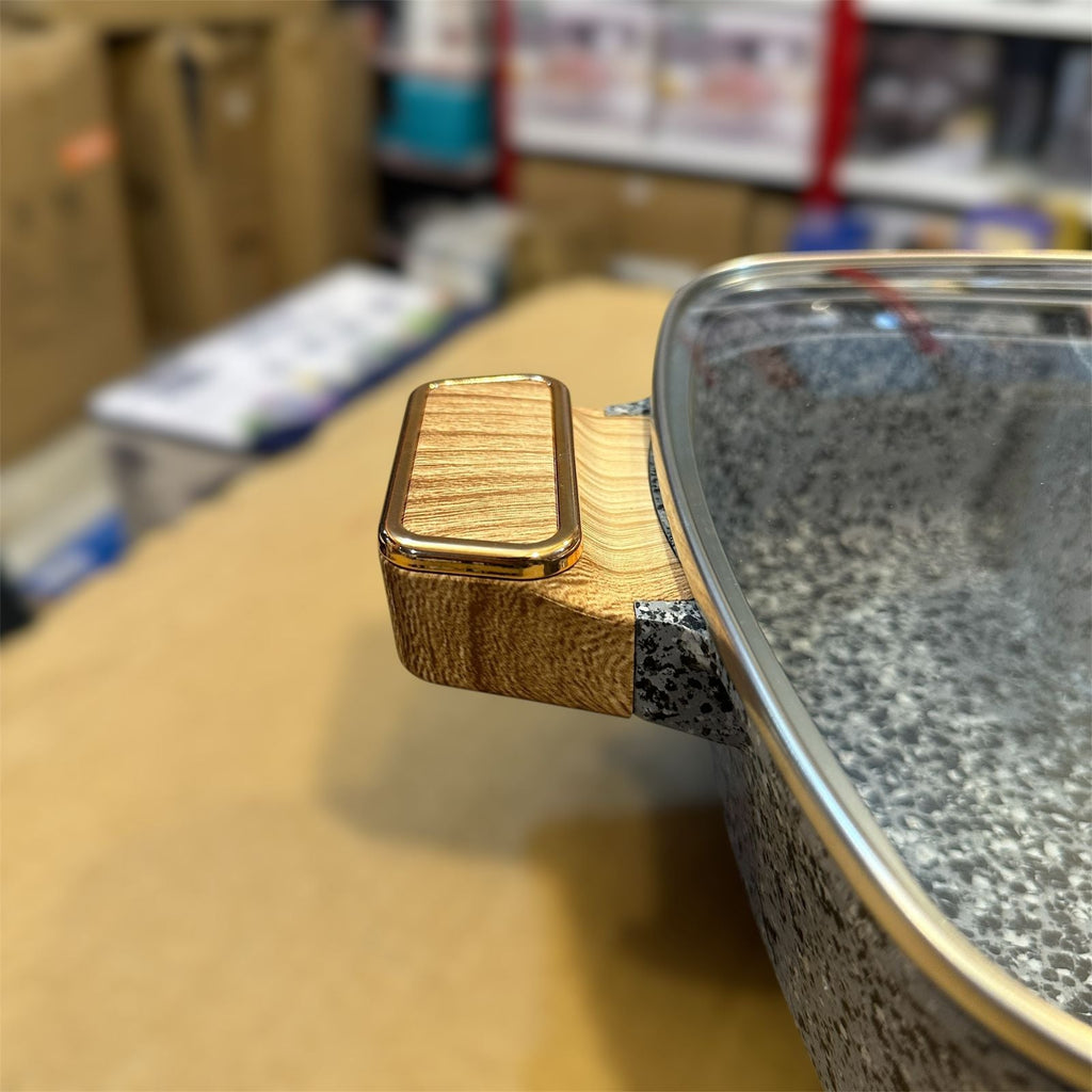 Uiioy Induction Granite Die-Cast Hot Pot 28cm