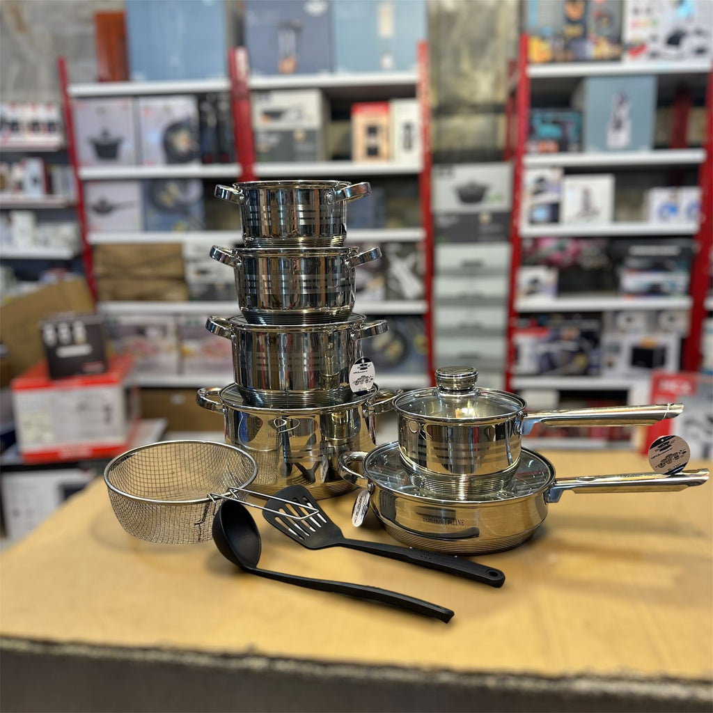 Berghome Line 16pcs Stainless Steel Cookware Set BL-1356