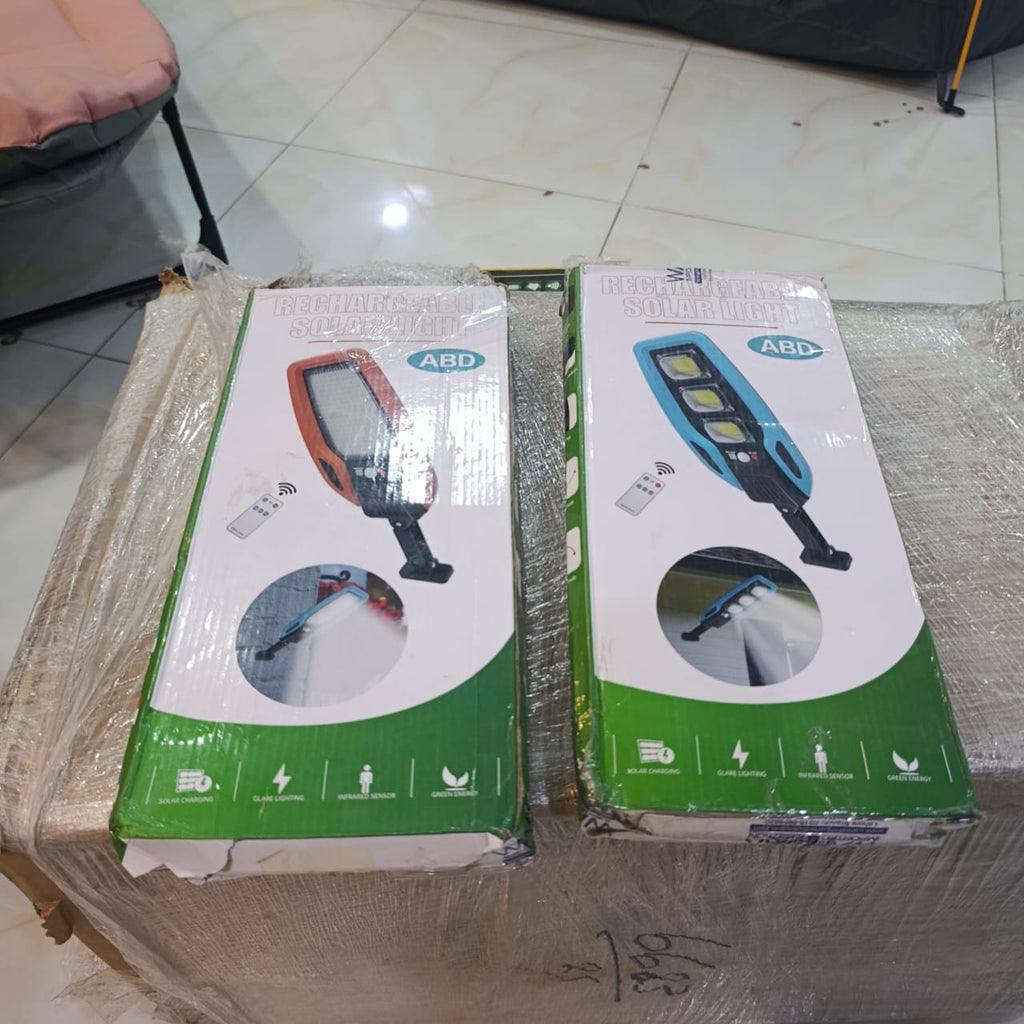 Rechargeable ABD Solar Street Light with Remote 54COB