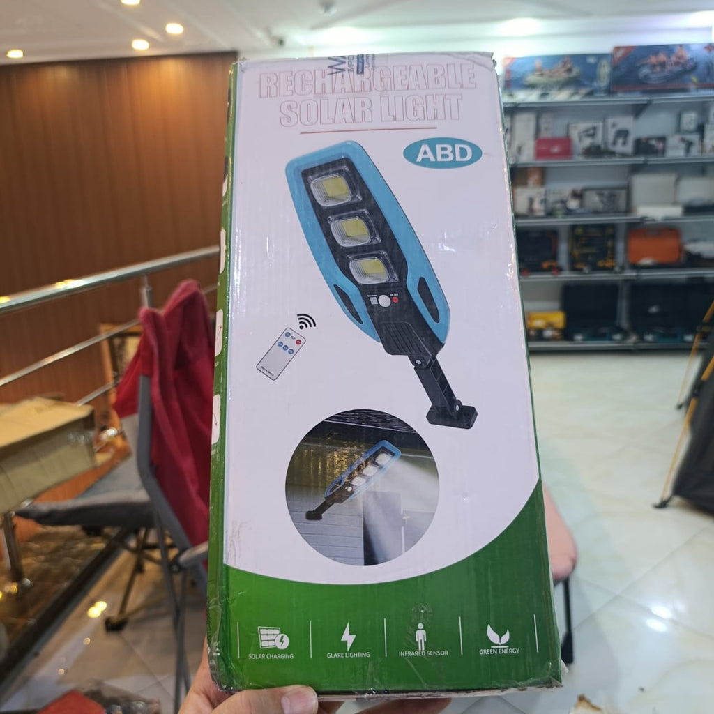Rechargeable ABD Solar Street Light with Remote 54COB