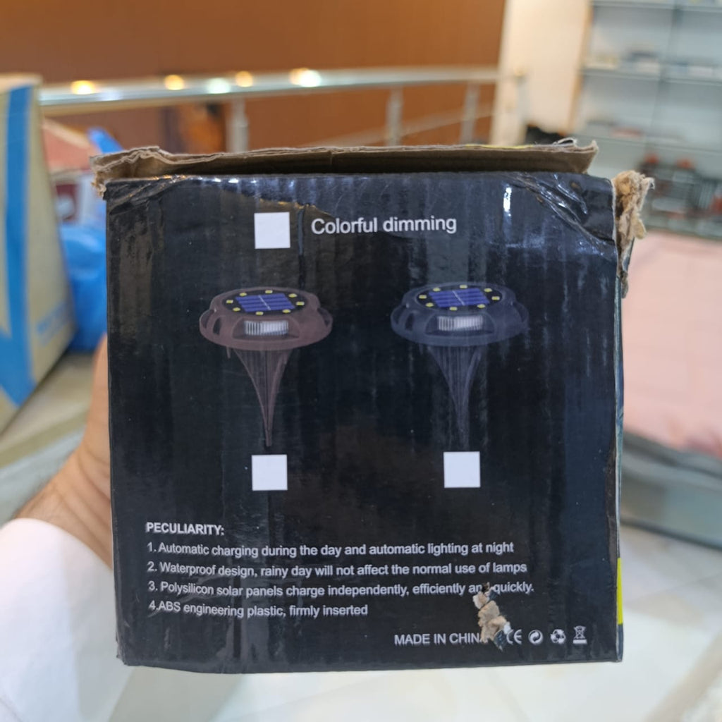 Garden Solar Disc Light Set of 2