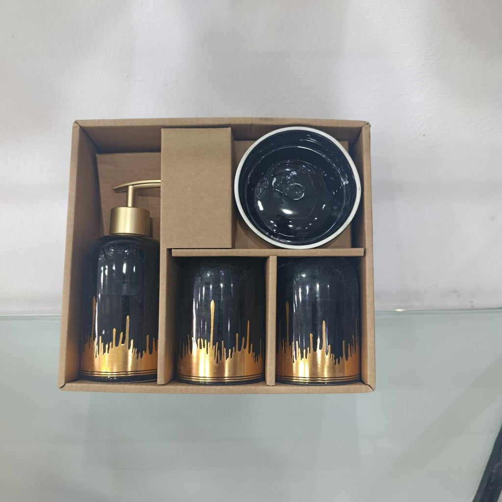 Ceramic 4pcs Bathroom Accessories Set