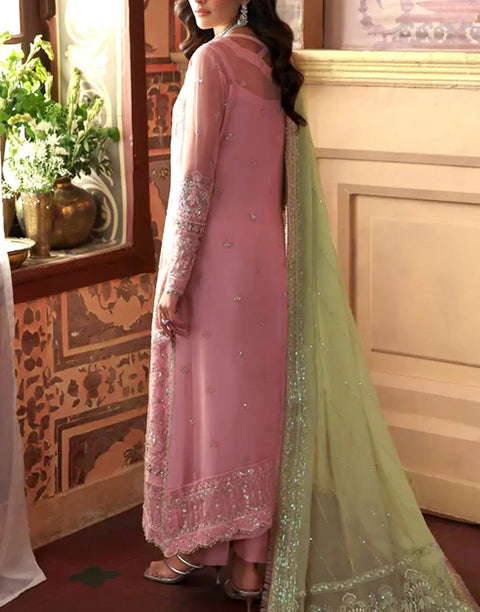 Adorable Heavy Embroidered Formal Chiffon Wedding Dress
