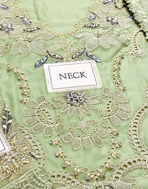 Luxurious Heavy Embroidered Chiffon Wedding Dress 2026 with Handcrafted Detailing