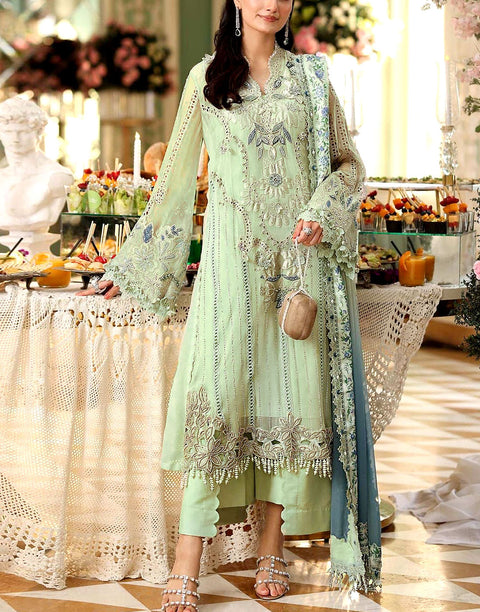 Luxurious Heavy Embroidered Chiffon Wedding Dress 2026 with Handcrafted Detailing